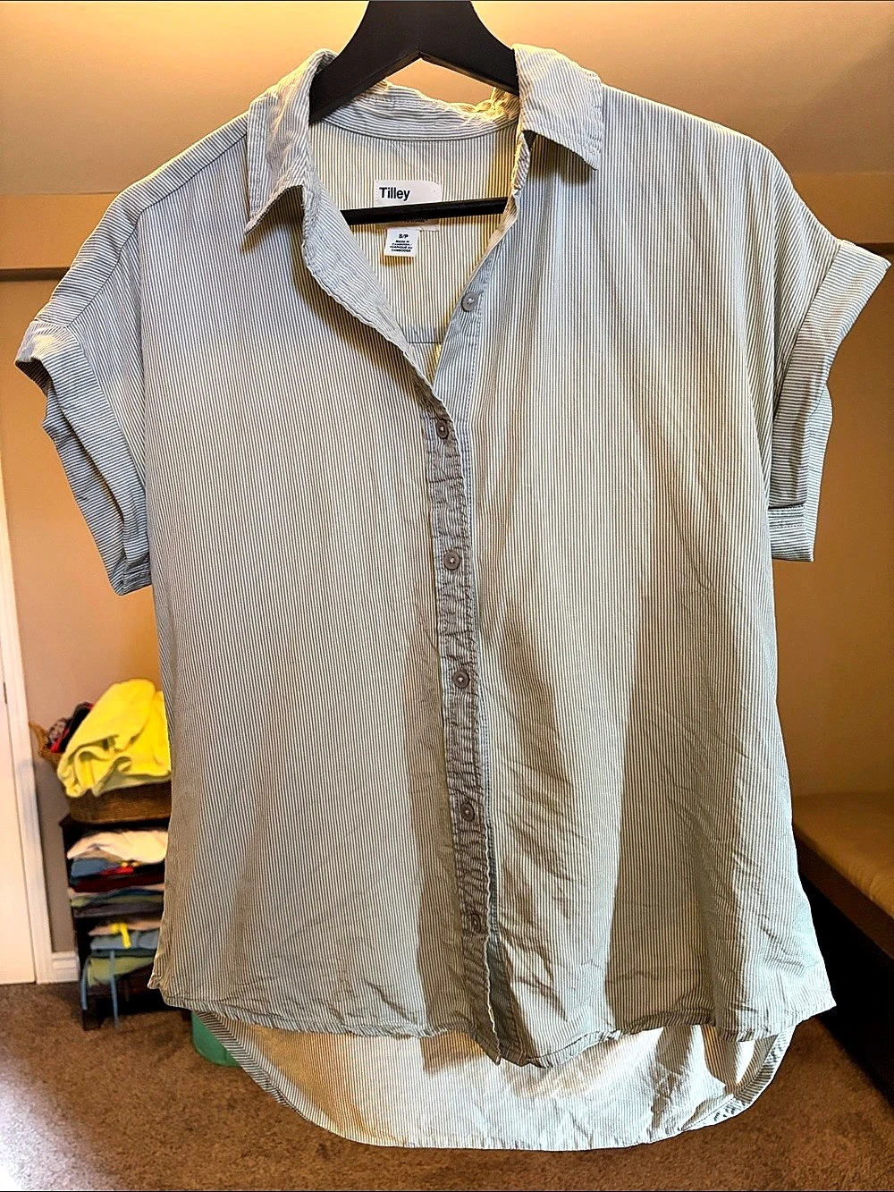 Tilley Striped Button Down Shirt